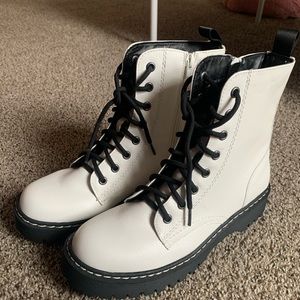White Platform Boots